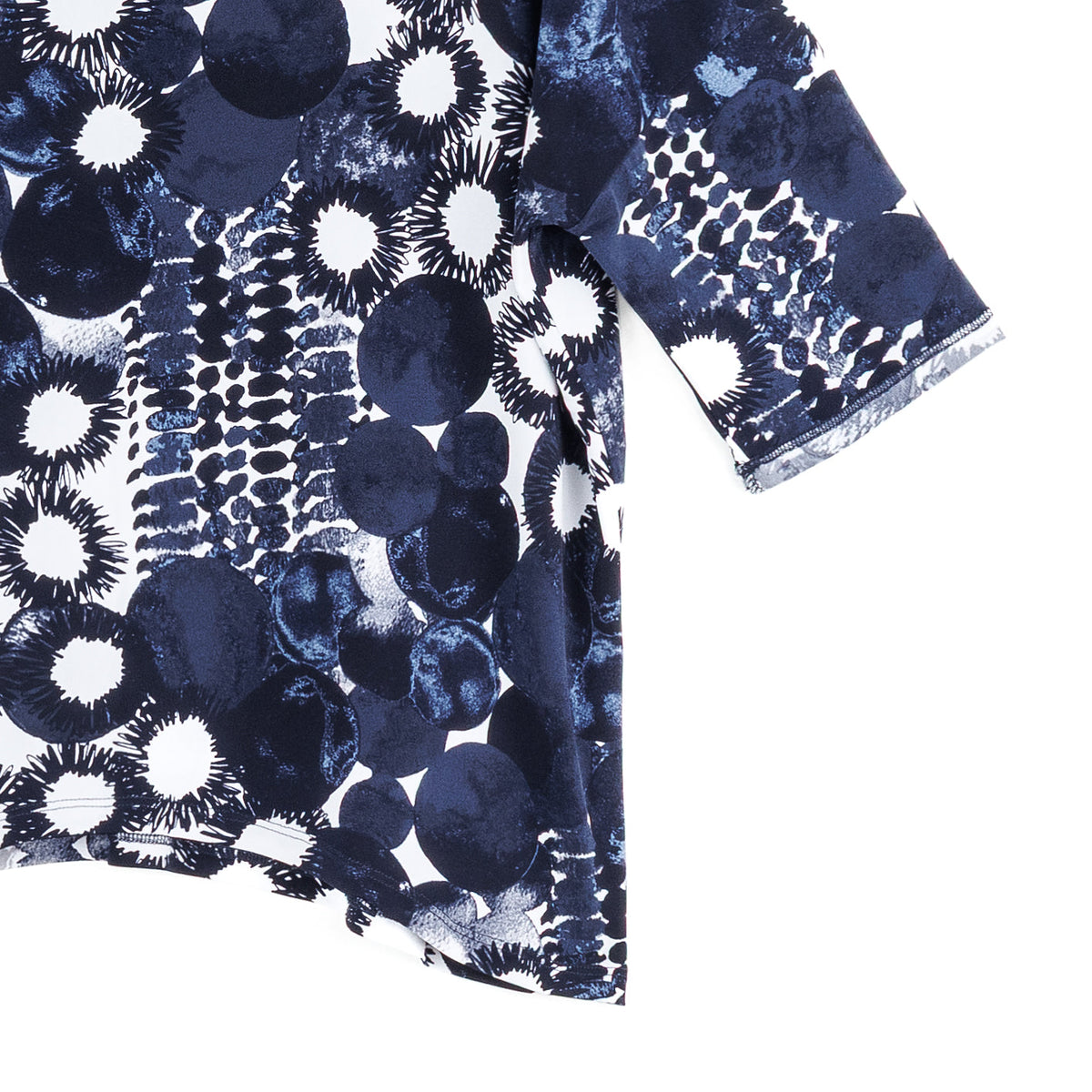 Loose Cut Half Sleeve Top - Circle Splatter - Final Sale | Clara Sunwoo Hot Sale