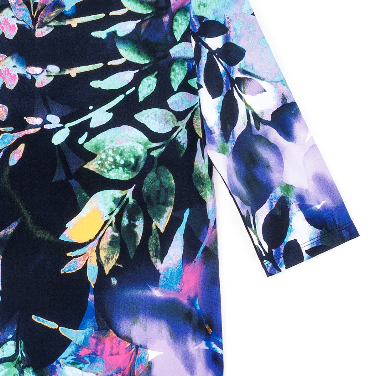 Scoop Neck Half Sleeve Top - Floral Dream - Limited Sizes | Clara Sunwoo Essential