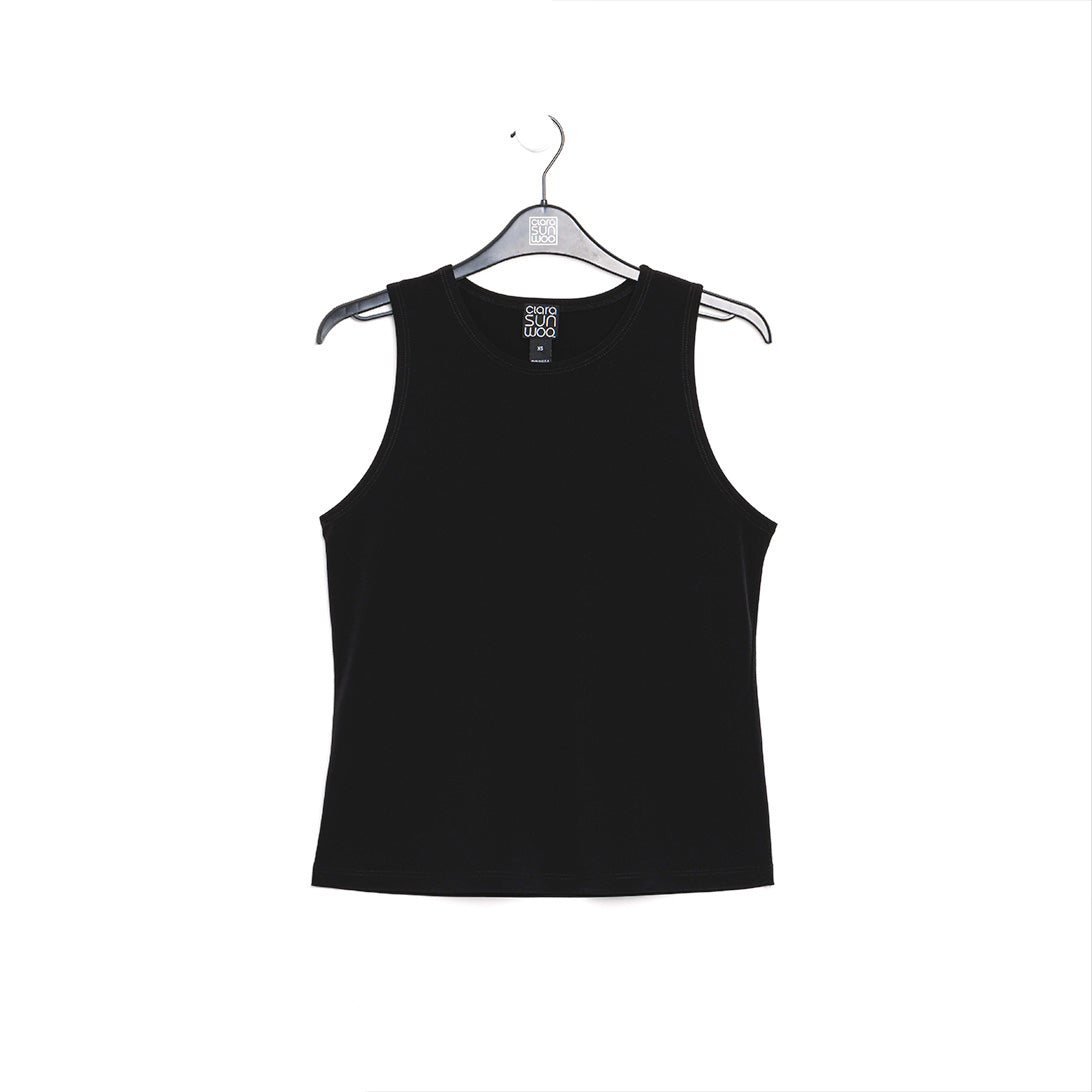 Modern Jewel Neck Tank - 5 Colors | Clara Sunwoo Everyday