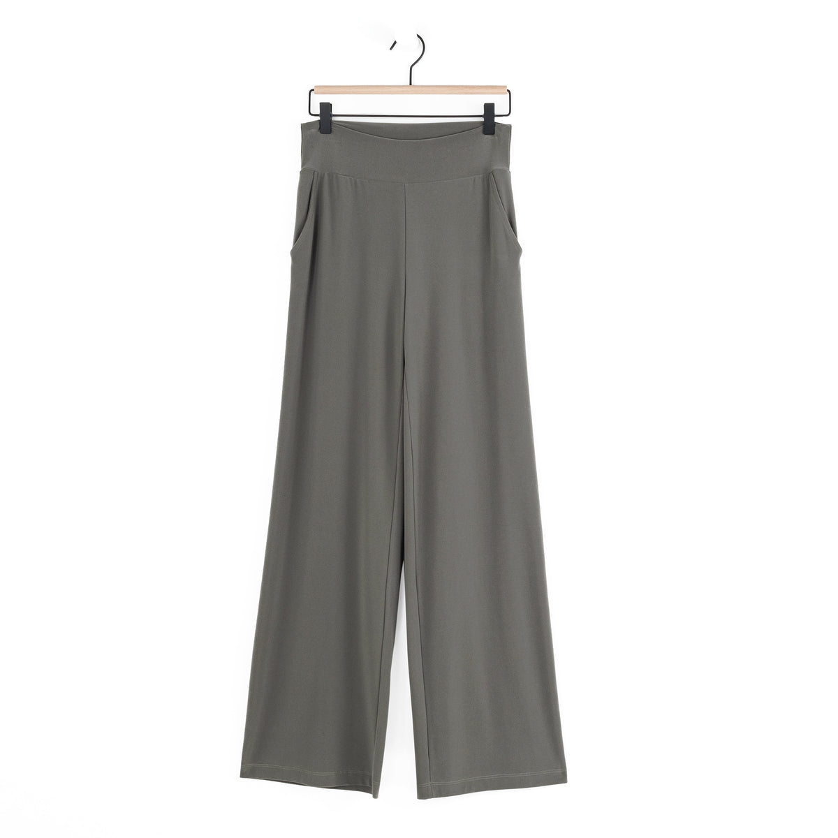 Signature Wide Leg Pocket Pant - Olive | Clara Sunwoo Best Price