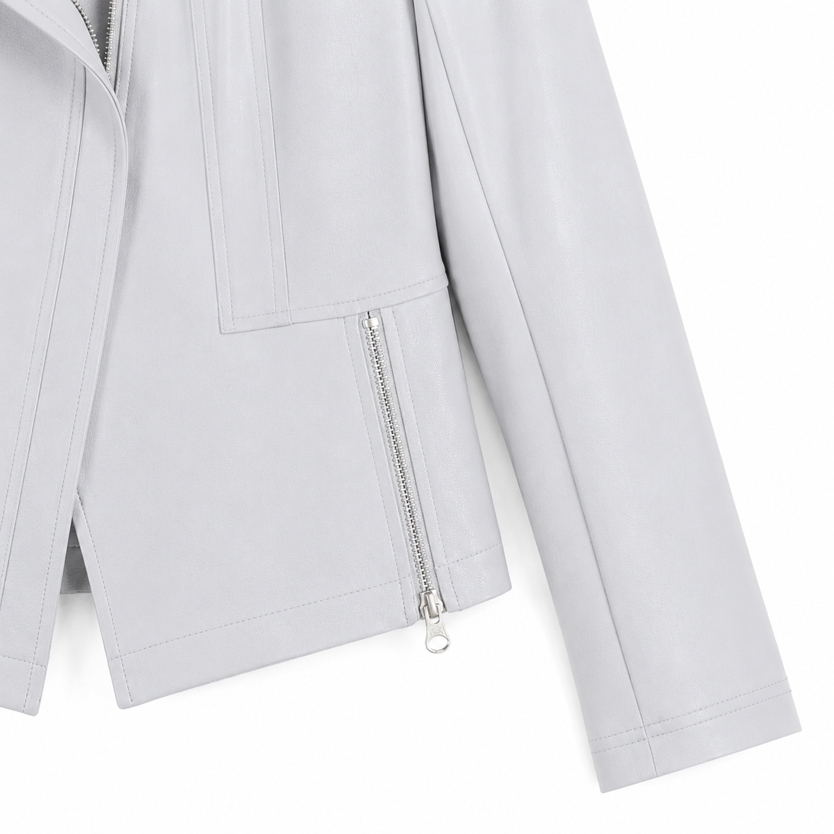Liquid Leather™ Signature Jacket - Stone - Final Sale | Clara Sunwoo Sale