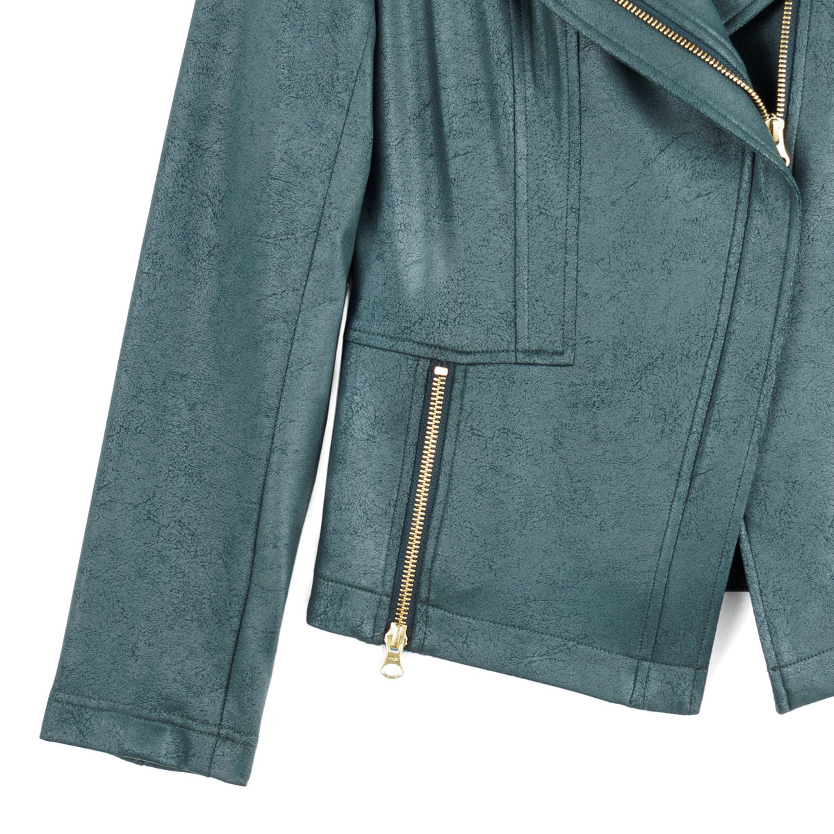 Liquid Leather™ Signature Jacket - Hunter Green | Clara Sunwoo Customer Favorite
