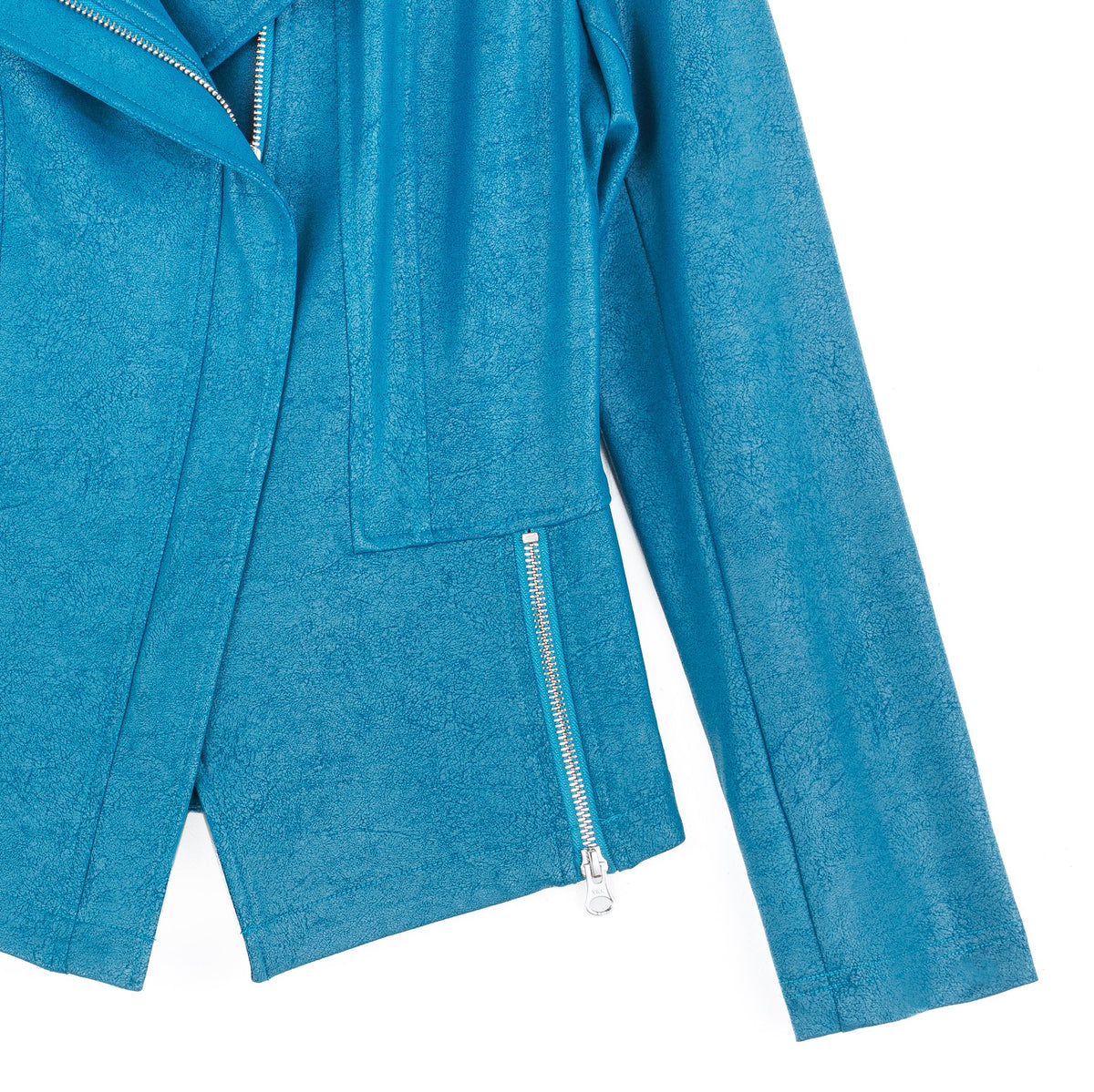 Liquid Leather™ Signature Jacket - Teal | Clara Sunwoo Best Seller