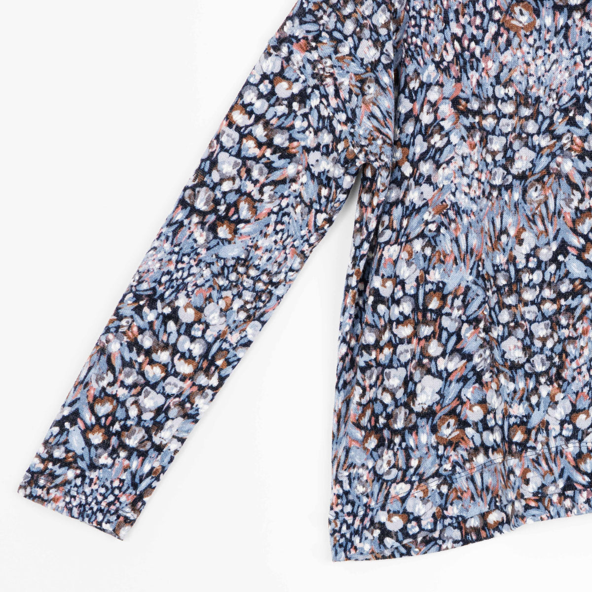Cozy Texture - Textured Tipped Hem Sweater - Floral Puff - Final Sale! | Clara Sunwoo Featured