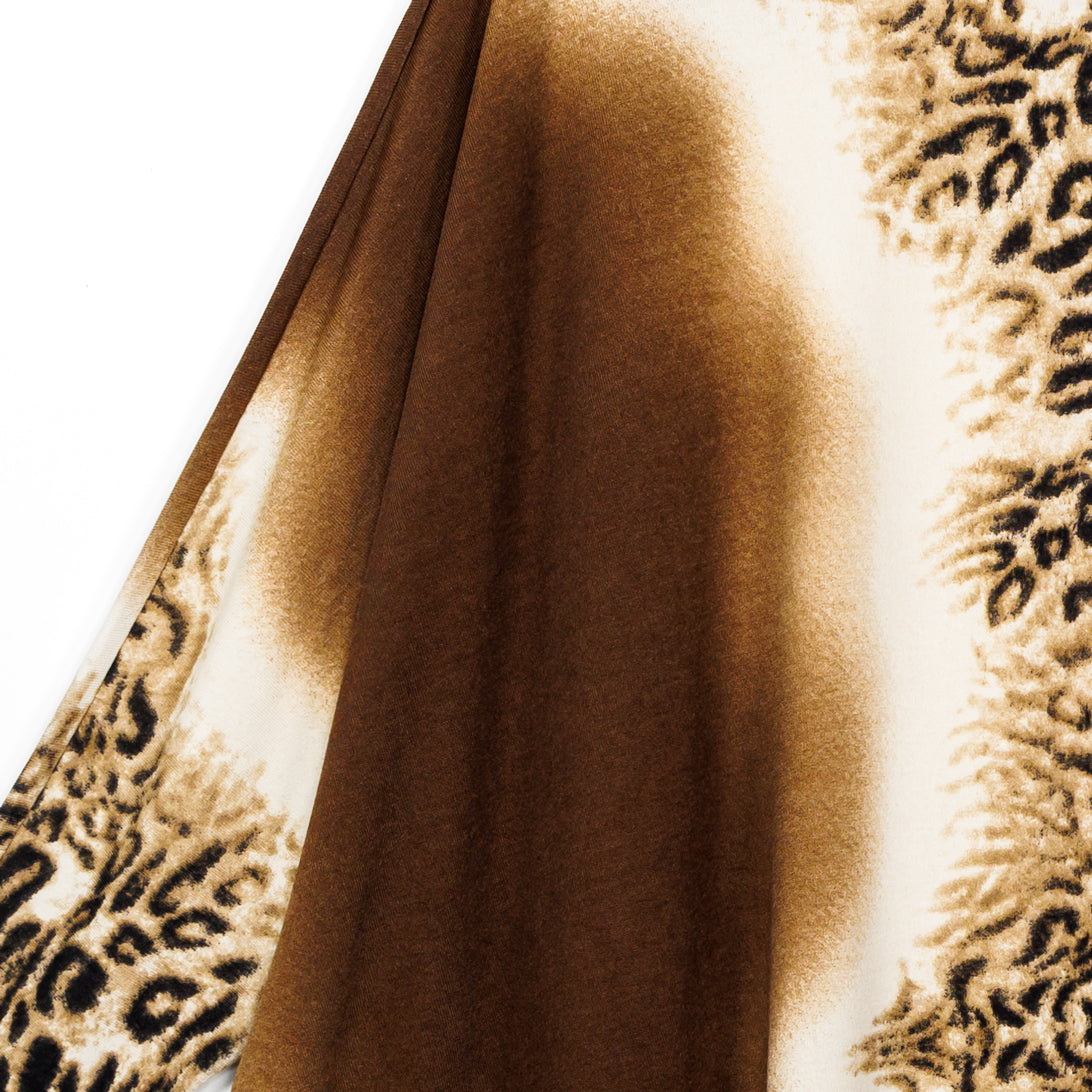 Cozy Knit - Poncho Sleeve Sweater Tunic - Animal Ombré - Final Sale! | Clara Sunwoo Essential