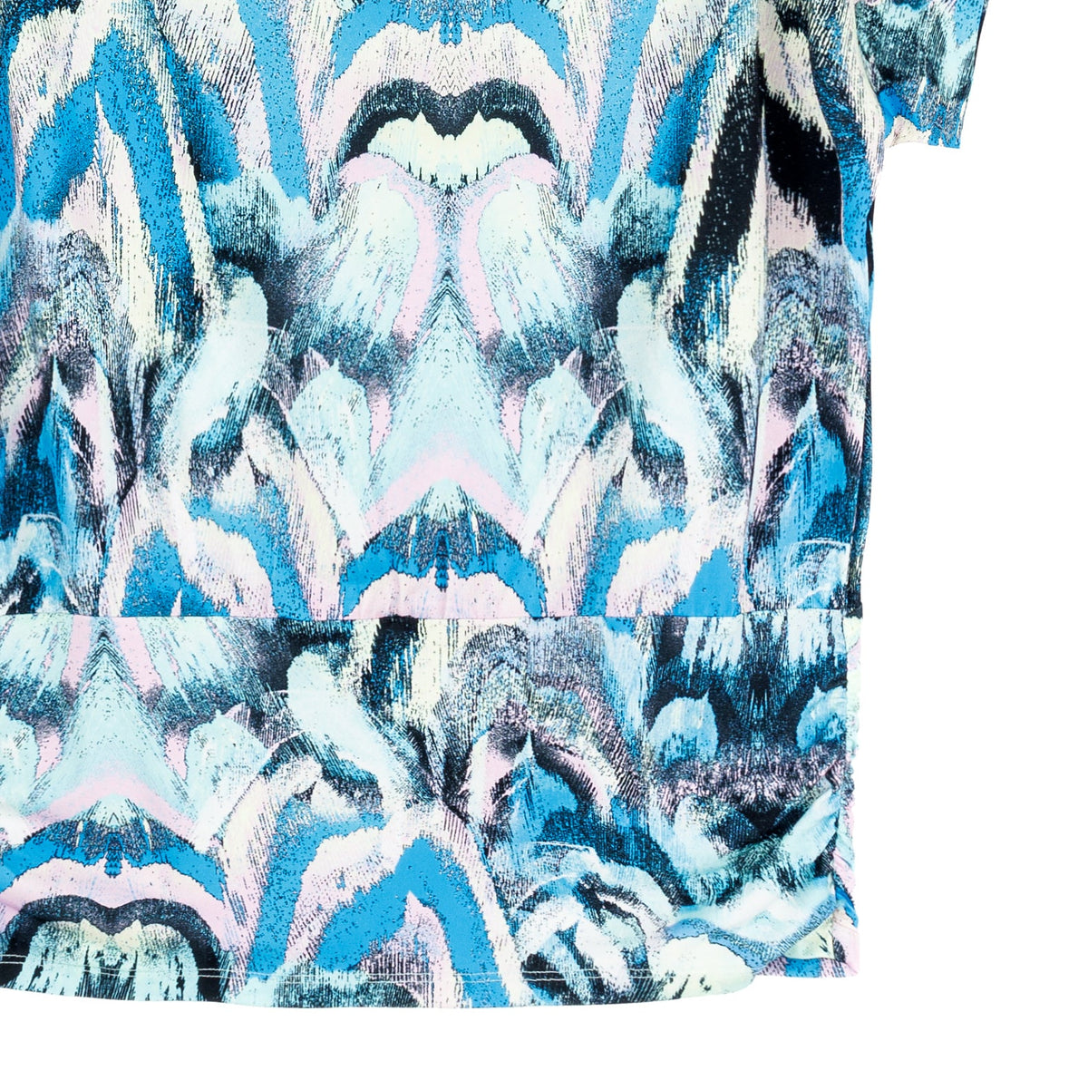 Side Ruched Boat Neck Top - Abstract Prism - Final Sale! | Clara Sunwoo Featured