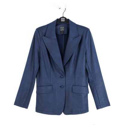 Liquid Leather™ Signature Pocket Blazer - Navy | Clara Sunwoo Best Seller