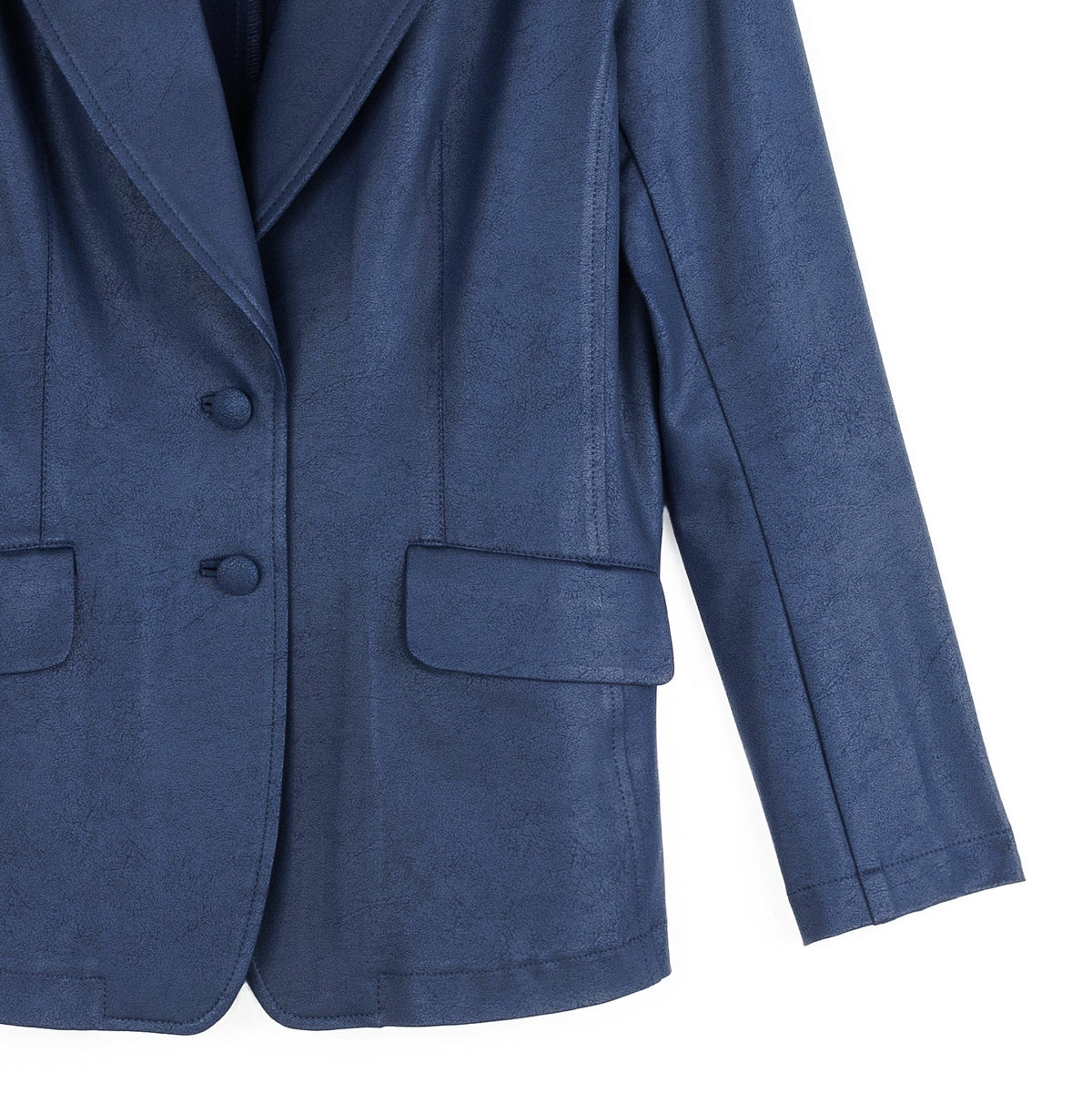 Liquid Leather™ Signature Pocket Blazer - Navy | Clara Sunwoo Best Seller