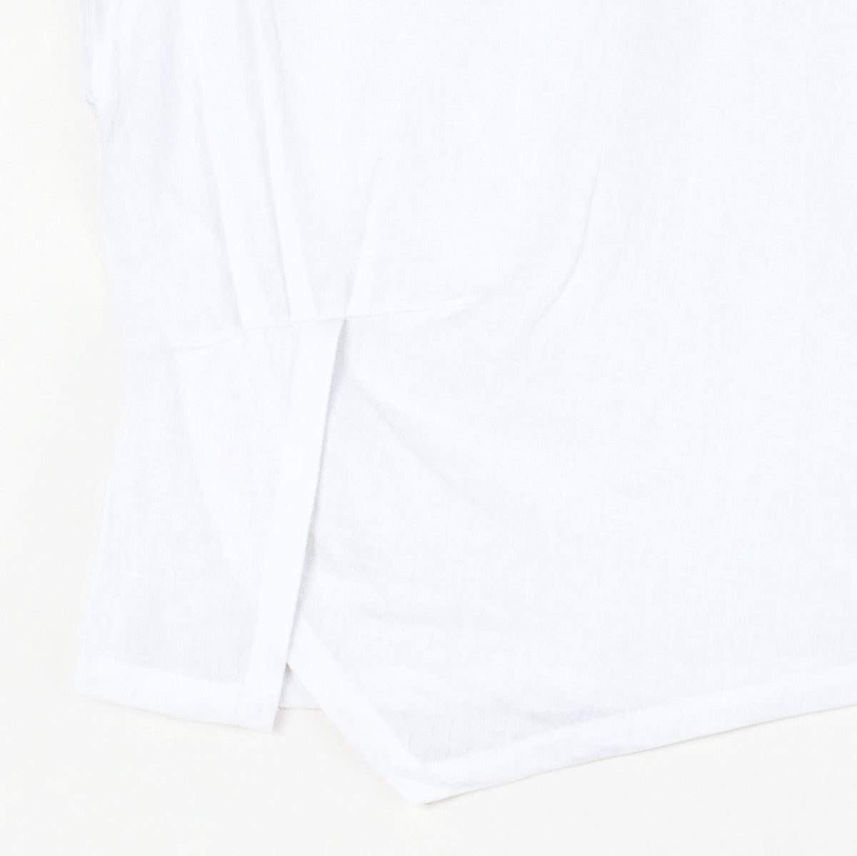 Soft Cotton - Cap Sleeve Stitch Overlay Top - White - Final Sale | Clara Sunwoo Exclusive