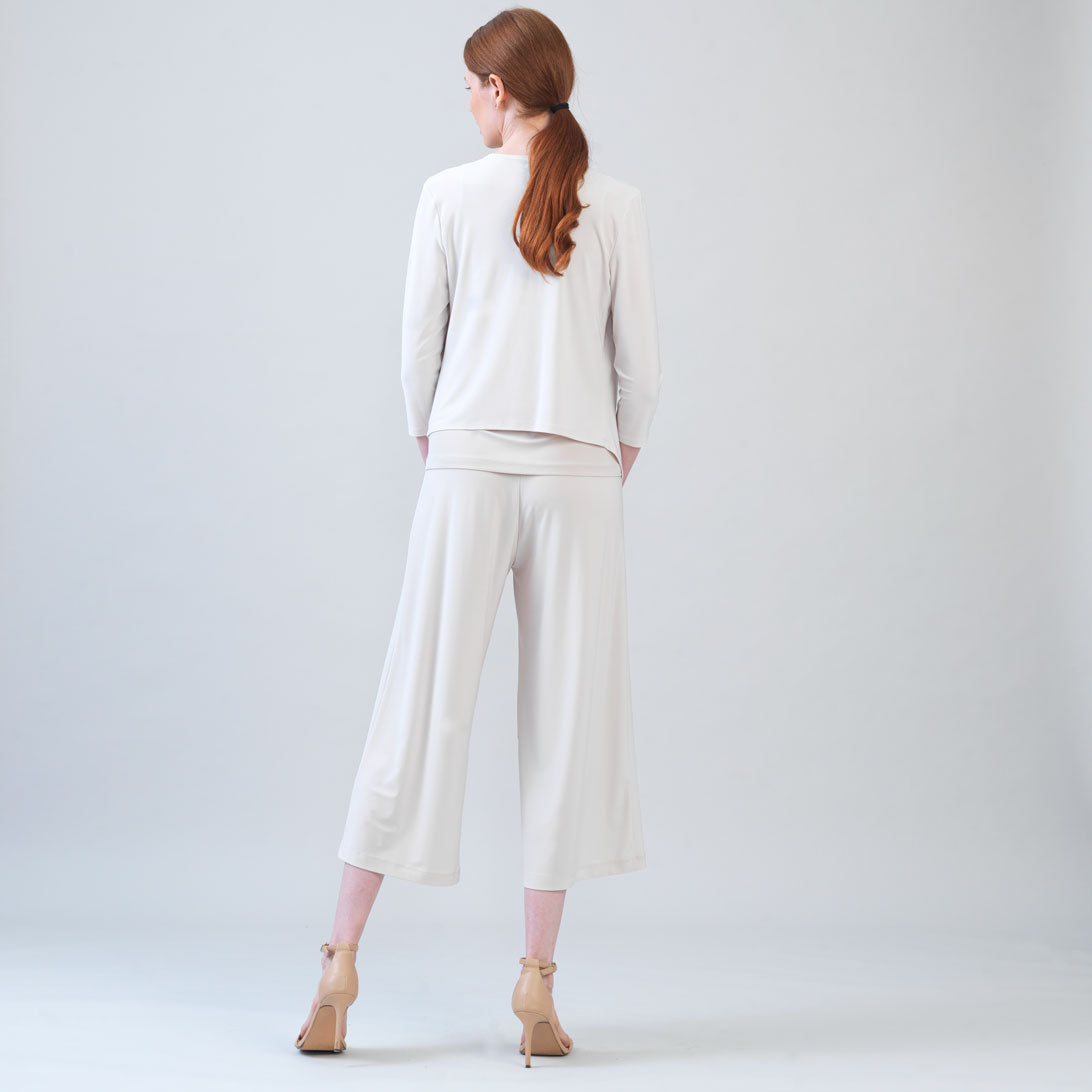 Modern Tie Front Cardigan - Bone - Limited Sizes | Clara Sunwoo Sale