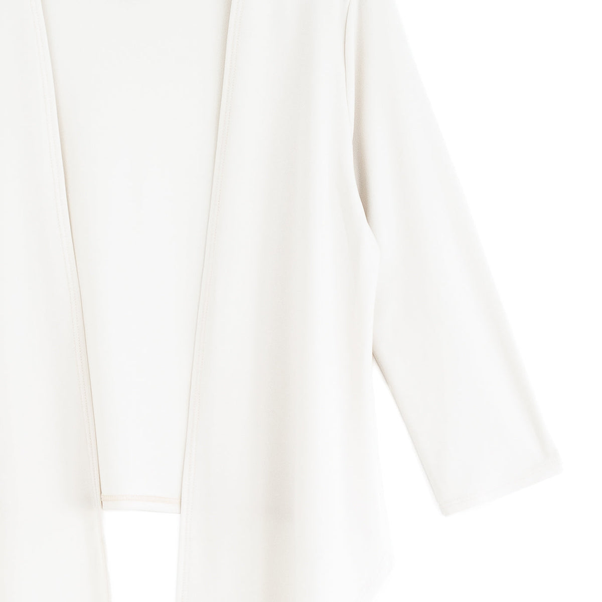 Modern Tie Front Cardigan - Bone - Limited Sizes | Clara Sunwoo Sale