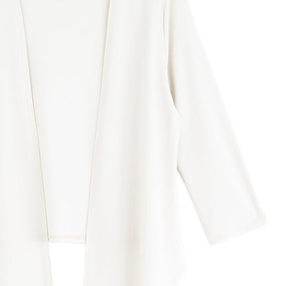 Modern Tie Front Cardigan - Bone - Limited Sizes | Clara Sunwoo Sale