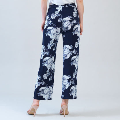 Relaxed Kick Front Slit Ankle Pant - Peony Blossom | Clara Sunwoo Popular