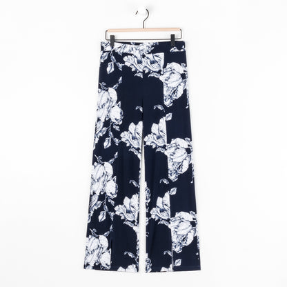Relaxed Kick Front Slit Ankle Pant - Peony Blossom | Clara Sunwoo Popular