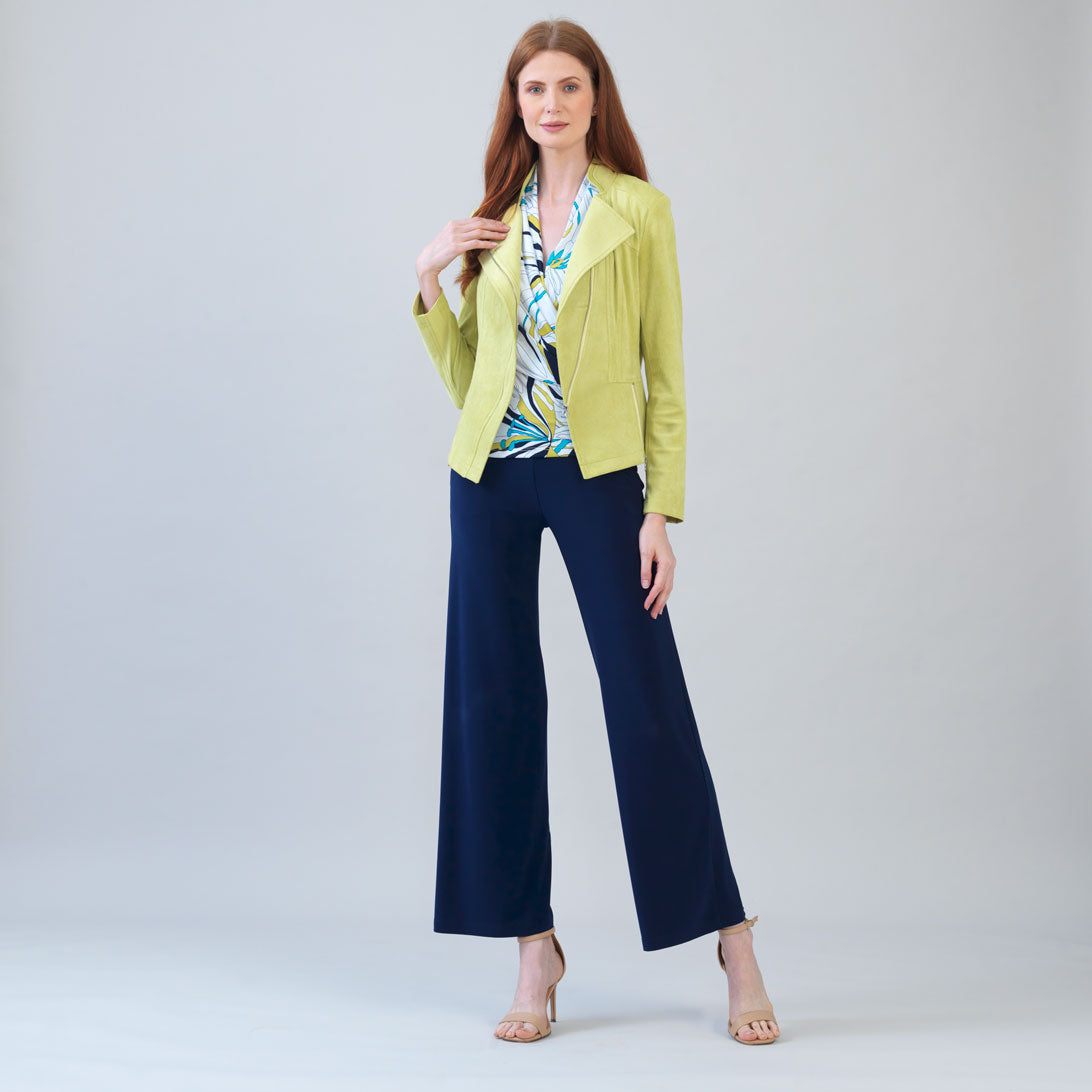 Soft Suede - Signature Jacket - Lime | Clara Sunwoo Deals