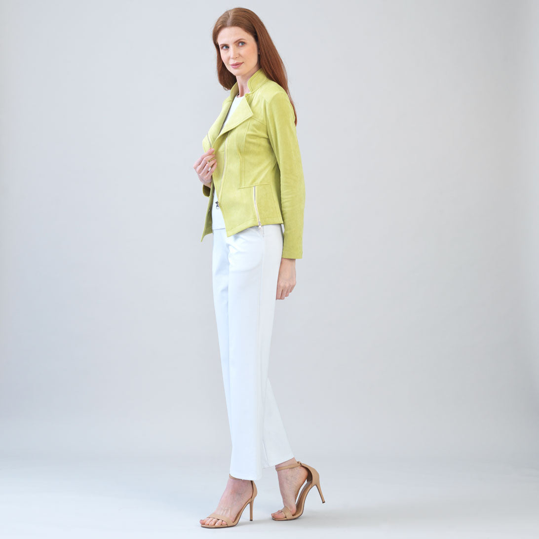 Soft Suede - Signature Jacket - Lime | Clara Sunwoo Deals