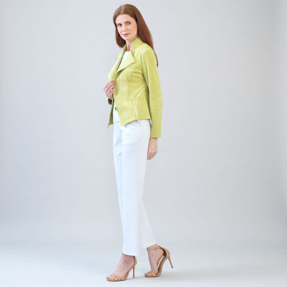 Soft Suede - Signature Jacket - Lime | Clara Sunwoo Deals