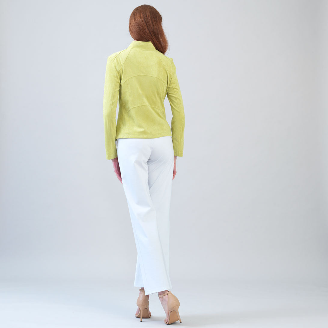 Soft Suede - Signature Jacket - Lime | Clara Sunwoo Deals