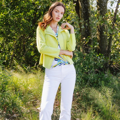 Soft Suede - Signature Jacket - Lime | Clara Sunwoo Deals