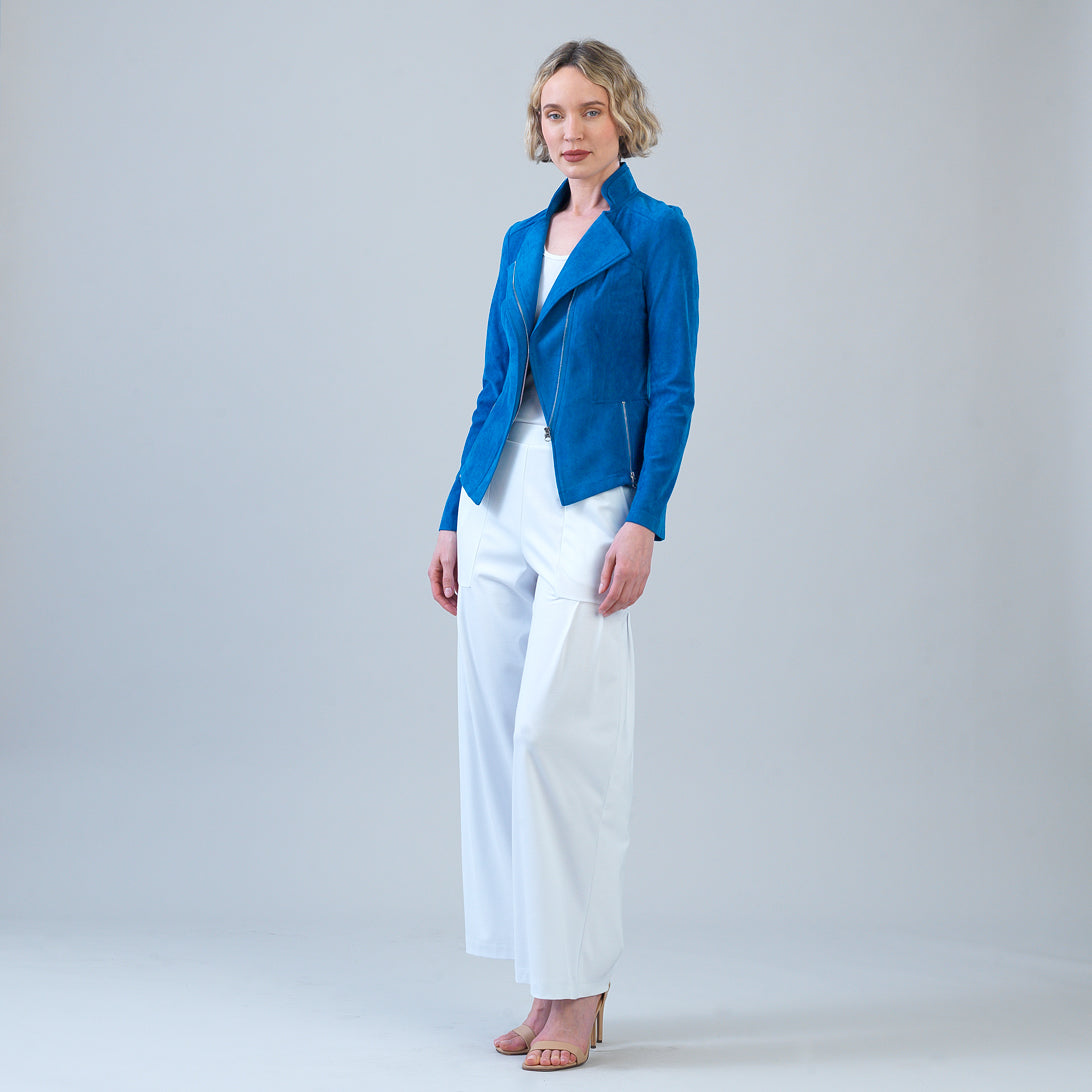 Soft Suede - Signature Jacket - French Blue | Clara Sunwoo Special Offer