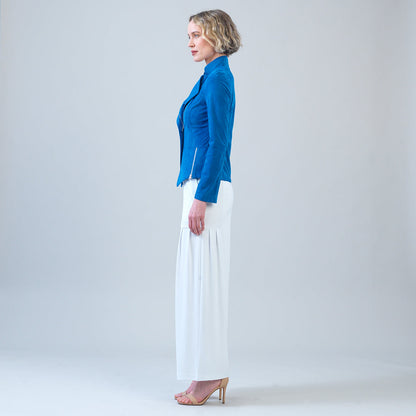 Soft Suede - Signature Jacket - French Blue | Clara Sunwoo Special Offer