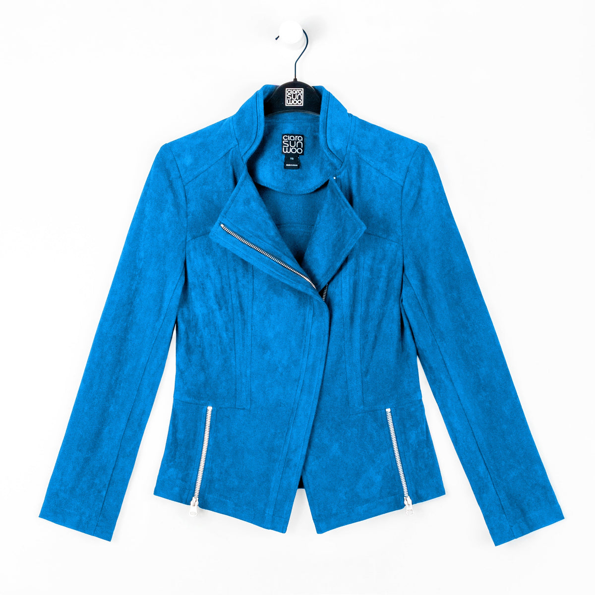 Soft Suede - Signature Jacket - French Blue | Clara Sunwoo Special Offer