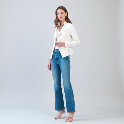 Soft Suede - Signature Jacket - Cream | Clara Sunwoo New