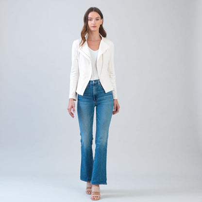 Soft Suede - Signature Jacket - Cream | Clara Sunwoo New