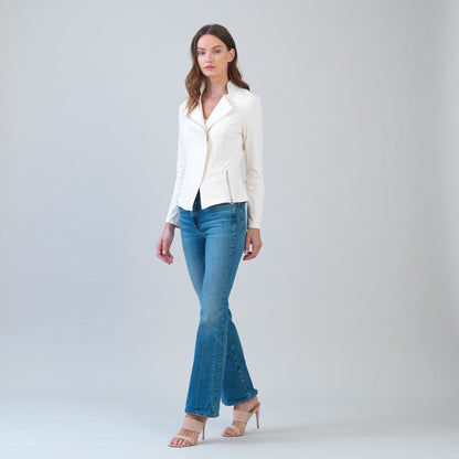 Soft Suede - Signature Jacket - Cream | Clara Sunwoo New