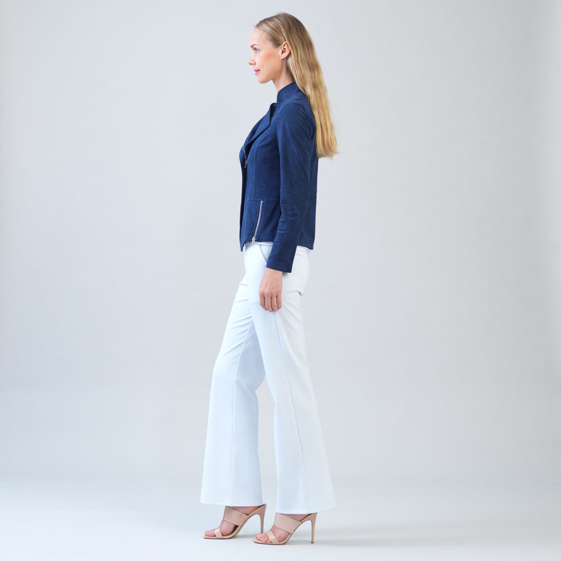 Soft Suede - Signature Jacket - Navy | Clara Sunwoo Essential