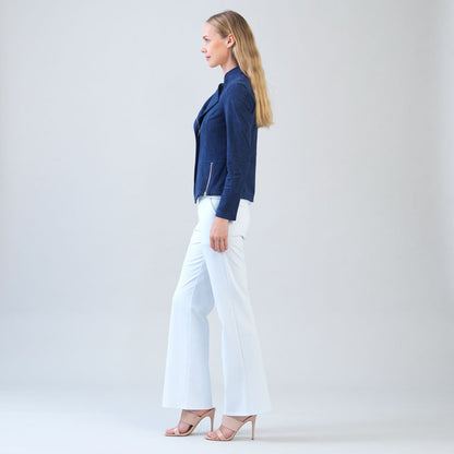 Soft Suede - Signature Jacket - Navy | Clara Sunwoo Essential