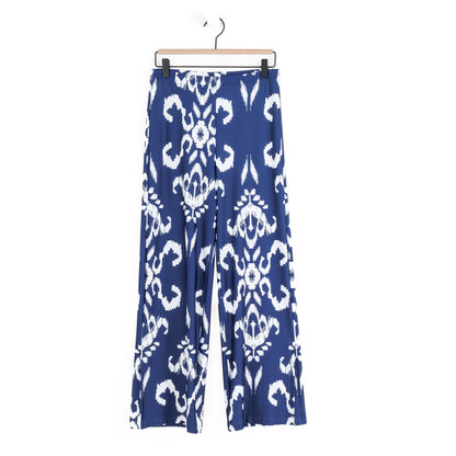 Butter Knit - Side Slit Ankle Pocket Pant - Tile Motif - Final Sale | Clara Sunwoo Trusted
