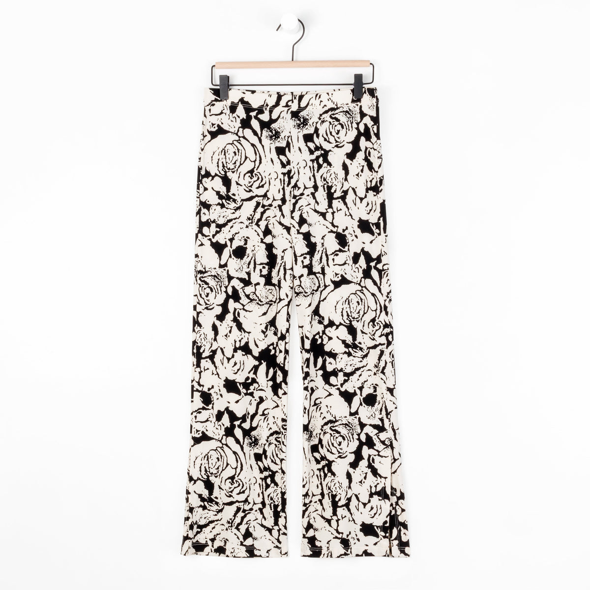 Signature Side Slit Ankle Pant - Abstract Rose - Final Sale | Clara Sunwoo Value