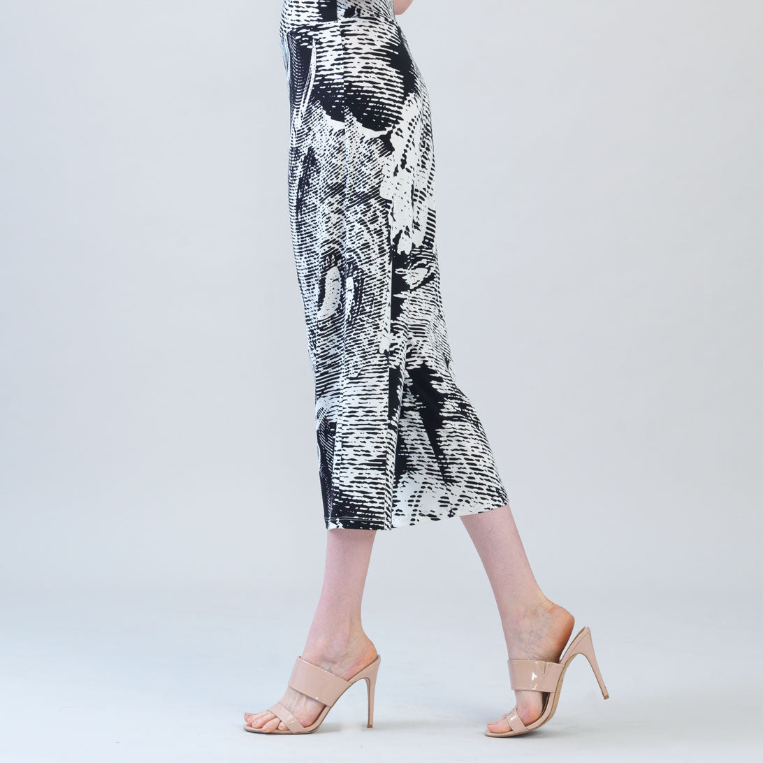 Signature Modern Gaucho Pant - Abstract Etch | Clara Sunwoo Customer Favorite