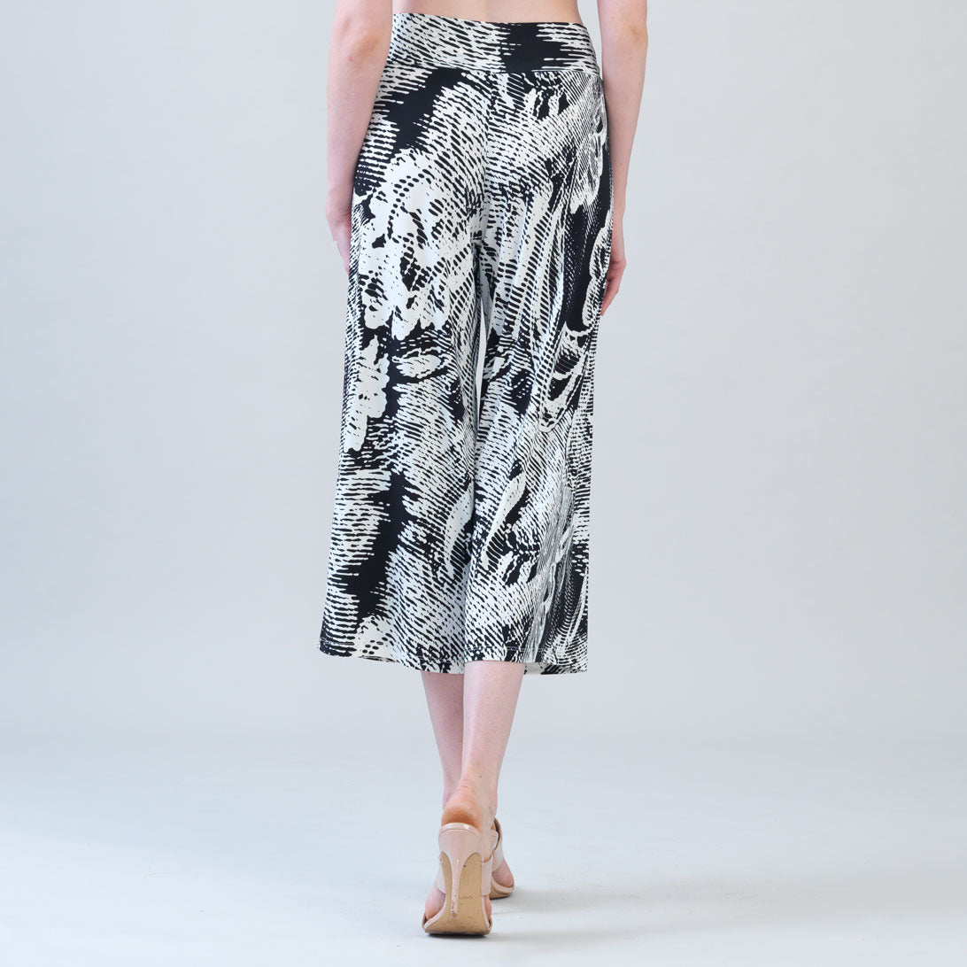 Signature Modern Gaucho Pant - Abstract Etch | Clara Sunwoo Customer Favorite