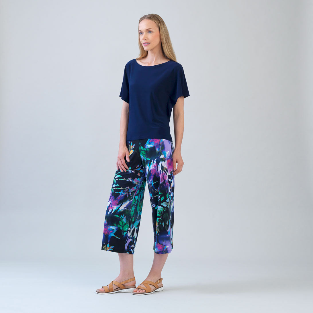 Signature Modern Gaucho Pant - Floral Dream - Limited Sizes | Clara Sunwoo New