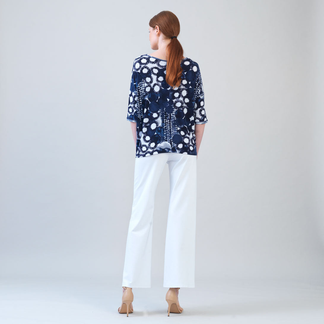 Loose Cut Half Sleeve Top - Circle Splatter - Final Sale | Clara Sunwoo Hot Sale