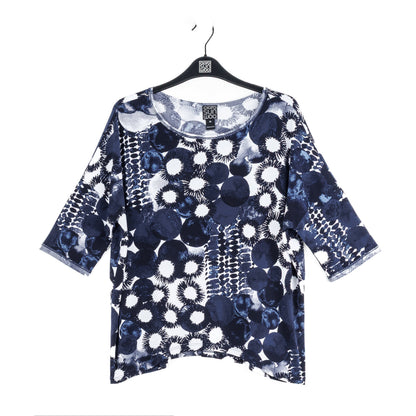 Loose Cut Half Sleeve Top - Circle Splatter - Final Sale | Clara Sunwoo Hot Sale