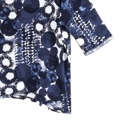 Loose Cut Half Sleeve Top - Circle Splatter - Final Sale | Clara Sunwoo Hot Sale