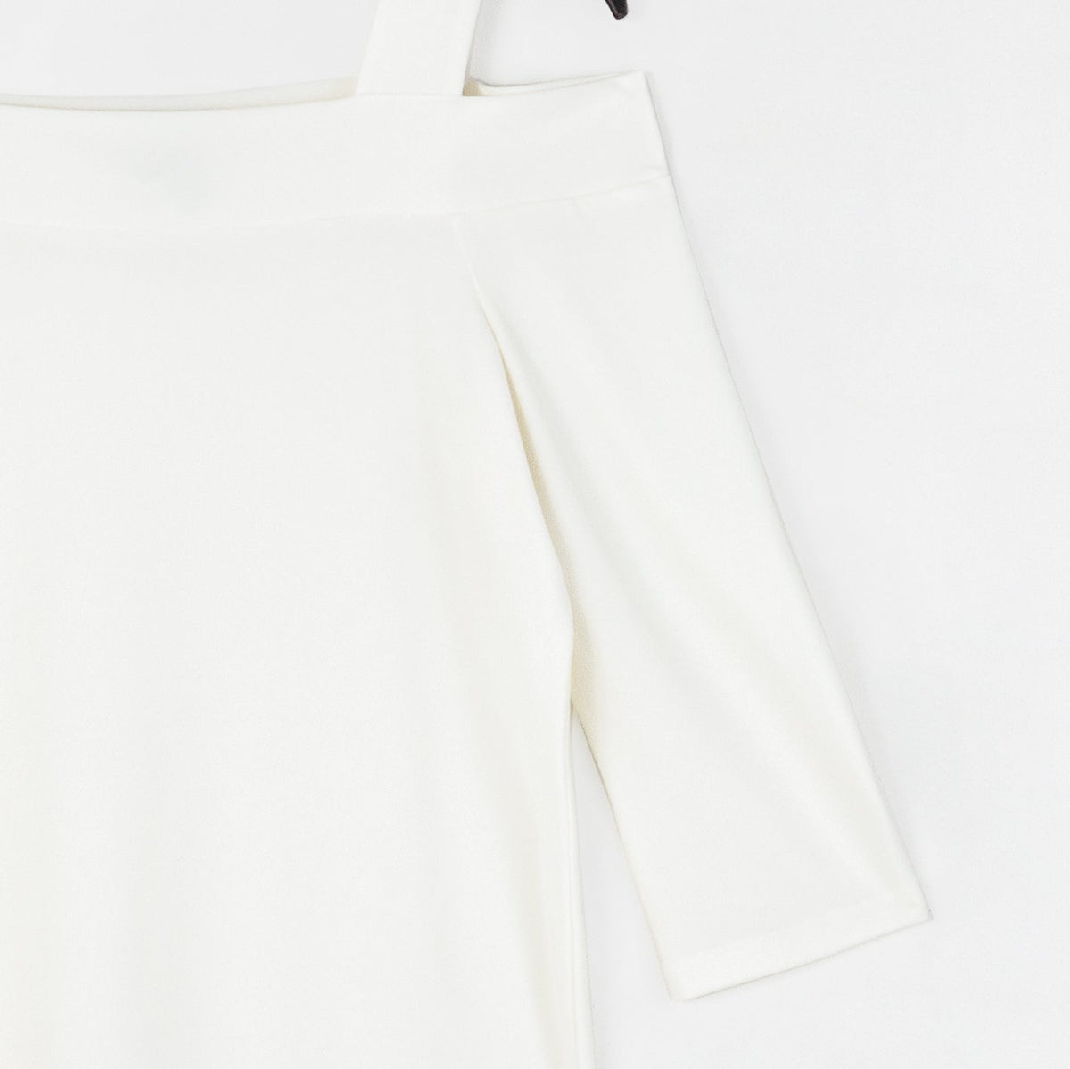Signature Cold Shoulder Top - Ivory - Final Sale | Clara Sunwoo Customer Favorite