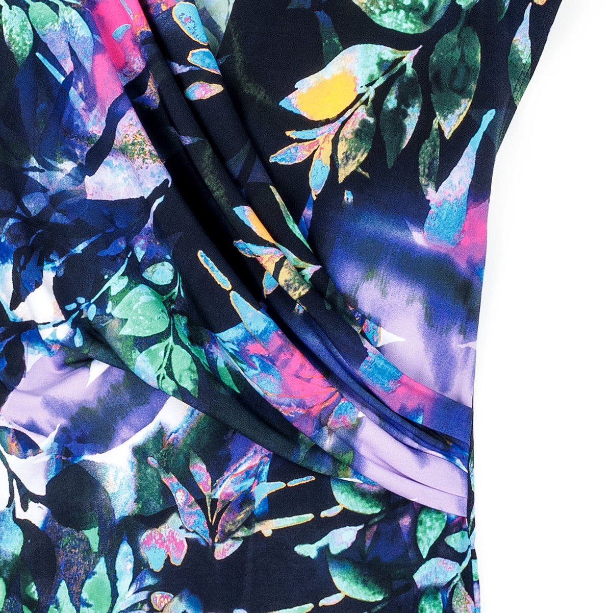 Cap Sleeve Surplice Crossover Top - Floral Dream | Clara Sunwoo Smart Buy