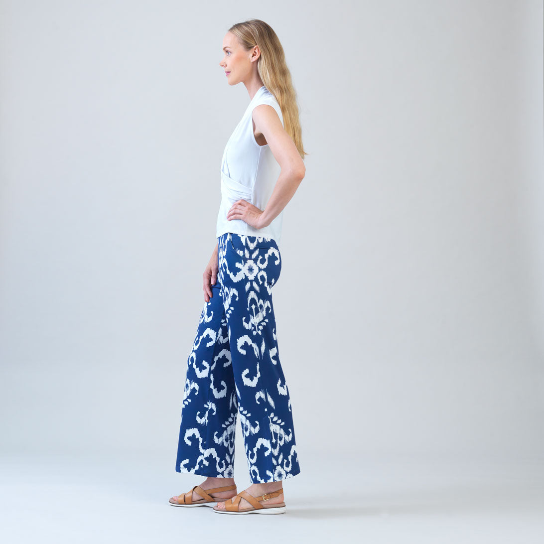 Cap Sleeve Surplice Crossover Top - White | Clara Sunwoo Trending