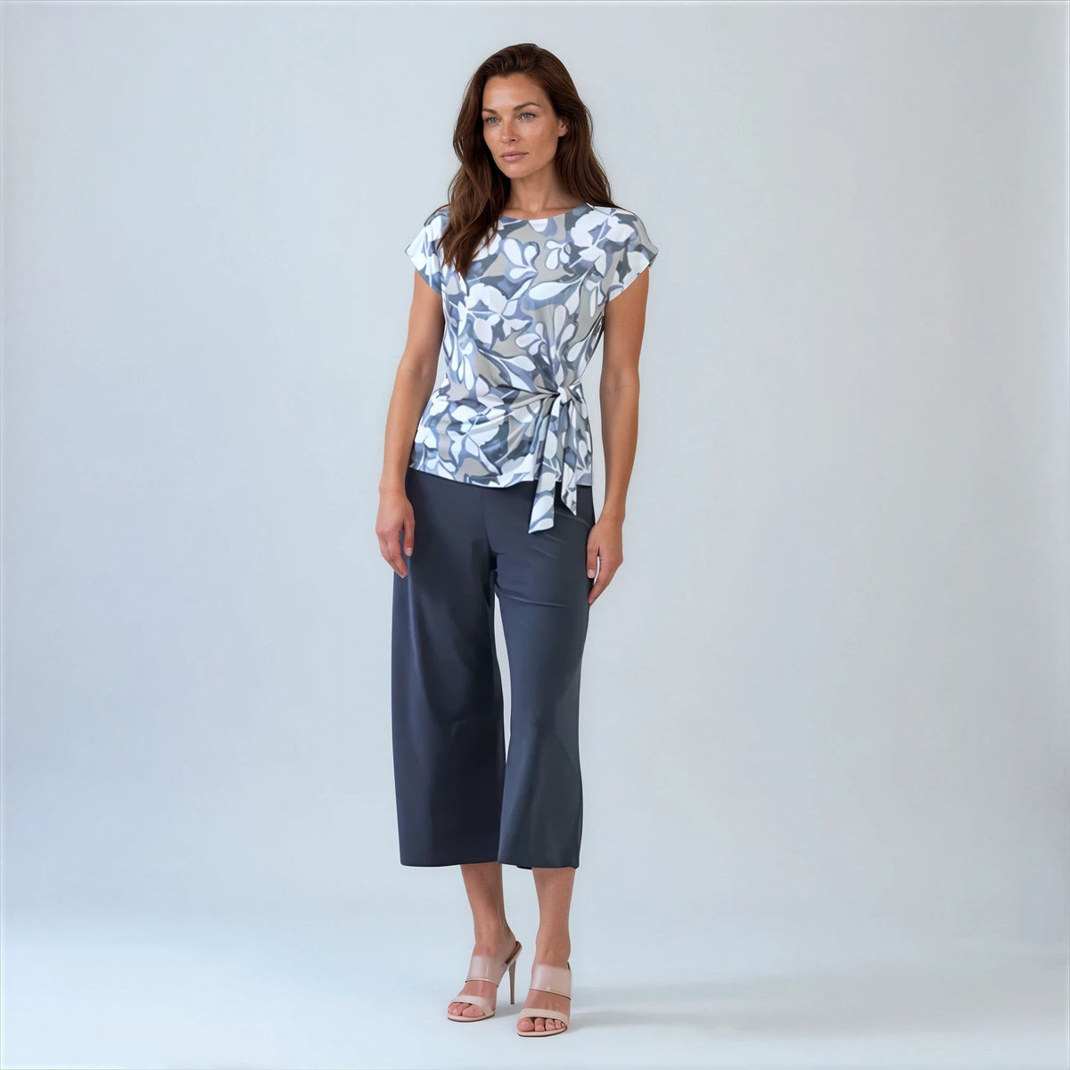 Slant Sleeve Side Tie Top - Orchid Veil - Final Sale | Clara Sunwoo Trusted