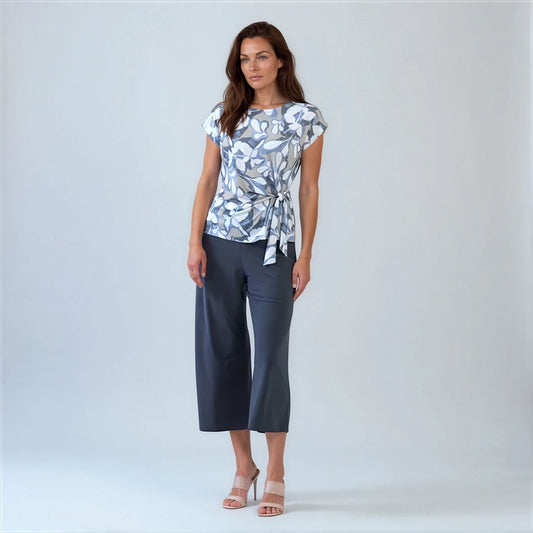 Slant Sleeve Side Tie Top - Orchid Veil - Final Sale | Clara Sunwoo Trusted