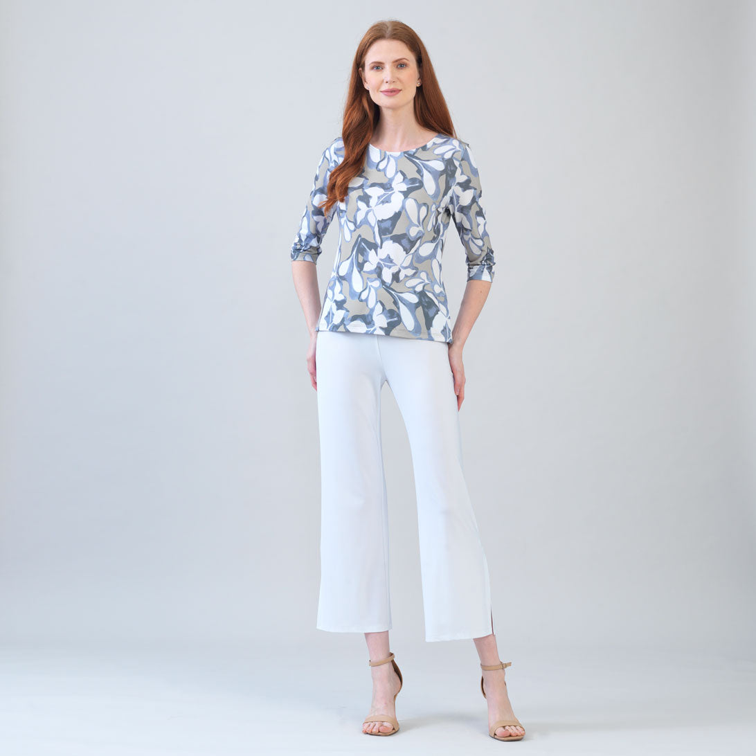 Scoop Neck Half Sleeve Top - Orchid Veil - Final Sale | Clara Sunwoo Trusted