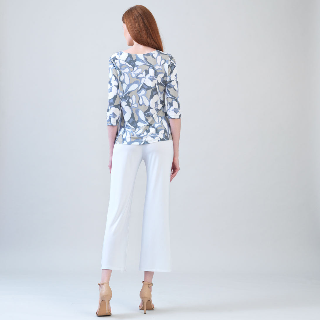 Scoop Neck Half Sleeve Top - Orchid Veil - Final Sale | Clara Sunwoo Trusted