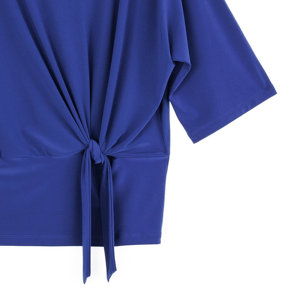 Signature Side Tie Top - Cobalt - Limited Sizes | Clara Sunwoo Great Value
