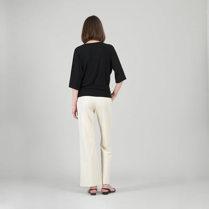 Signature Side Tie Top - Black | Clara Sunwoo Discount