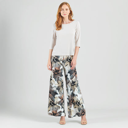 Scoop Neck Half Sleeve Top - Bone | Clara Sunwoo New