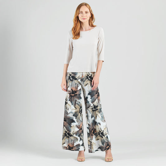 Scoop Neck Half Sleeve Top - Bone | Clara Sunwoo New